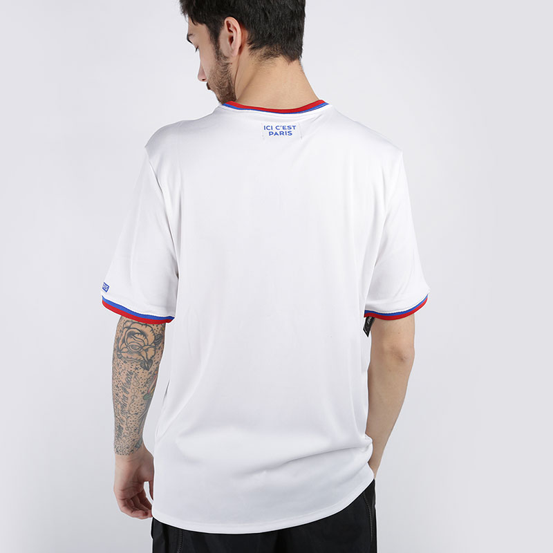мужская белая футболка Jordan Paris Saint-Germain Replica Top BQ8358-100 - цена, описание, фото 4